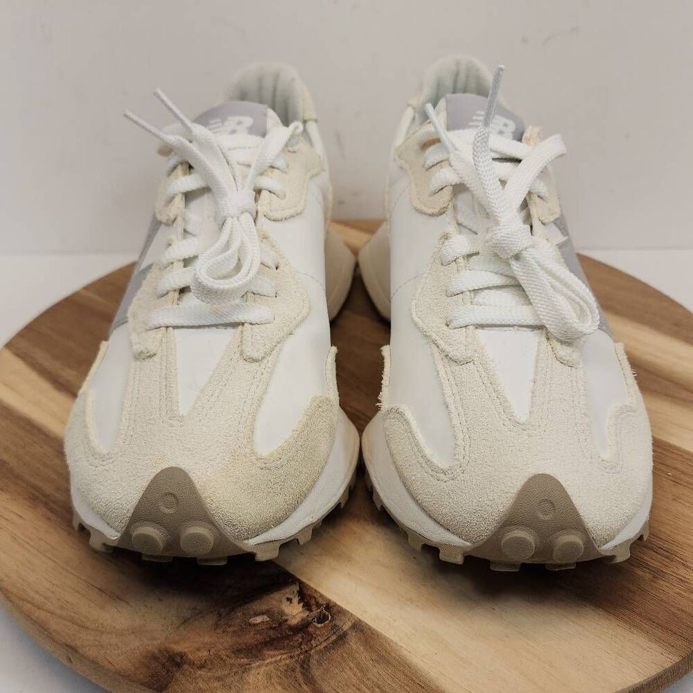 New Balance 327 Women's Sneakers Size 9 White Gray - Picture 2 of 10